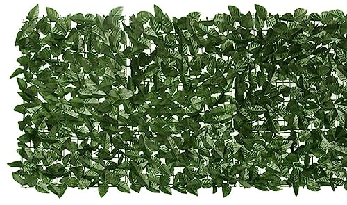 Gecheer Balkon Sichtschutz mit Blättern Bespannung Terrasse Windschutz Sonnenschutz Balkonbespannung Balkonverkleidung 200x75 cm