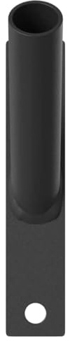 vidaXL Fahnen Pole Holde Schwarz 15 x 3 x 0,35 cm Stahl | Die schlanke zylindrische Form setzt einen coolen Akzent in deiner Deko, Robuste Bauweise, die den Elementen standhält,