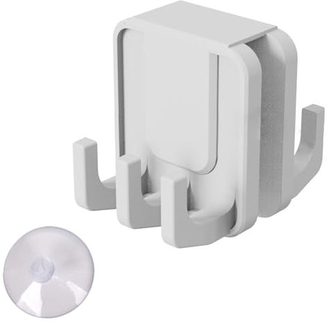 Gancio in silicone per porta doccia doppio lato antiscivolo portasciugamani gancio appendiabiti accappatoio portasciugamani