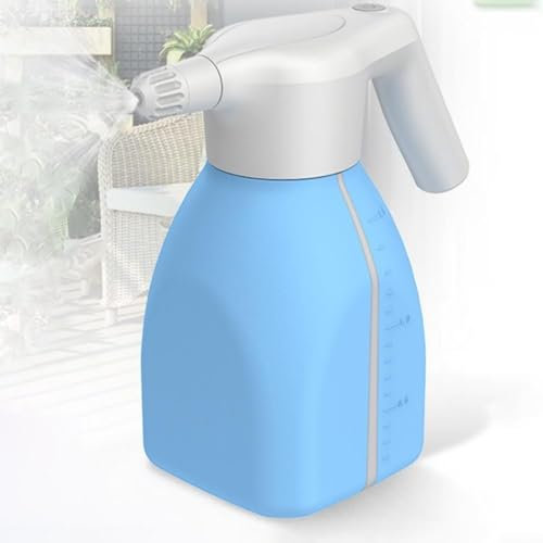 Botella pulverizadora eléctrica, modos de pulverización duales, pulverizador automático para plantas de jardín con indicador de nivel de agua, recargable por USB, para jardinería, fertilización (1,5 L