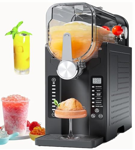 BrightFootBook Macchina per Granite Senza Ghiaccio, Macchina per Bevande ghiacciate, Cocktail ghiacciati, autopulente, con 6 programmi preimpostati, per Margarita ghiacciate, frappé e Altro Ancora