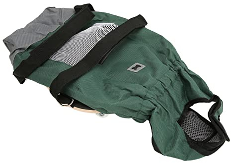 Hamwesh Dog Scooter Wheelchair, Breathable Laminated Wood Panel, Oxford Cloth, Silent Wheels, for Back Legs Chest and Limbs, with Pet Drag Bag (S(Suitable for 2‑3.5kg/4.4‑7.7lb))
