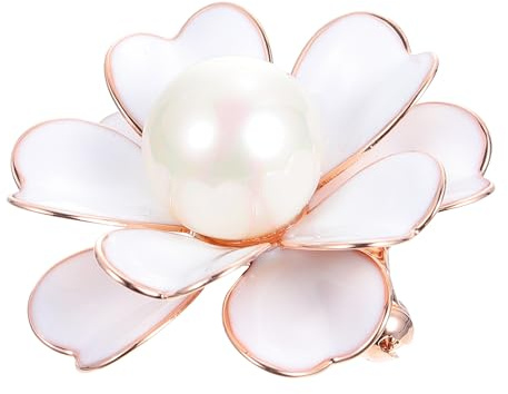 Ciieeo Spilla Fiore Elegante in Lega Artificiale, Fissa Colletto senza Sbiadire, Adatta per Matrimonio e Festa