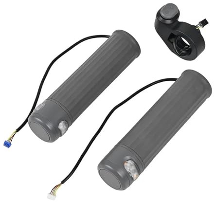 ZBIianxer Heller LED Scooter Lenker mit Blinkern und stoßfestem Design für verbesserte Nachtfahrten Rutschfester Silikon Lenker mit LED Licht