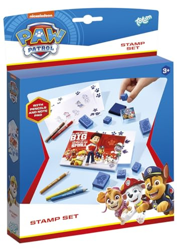 Totum Kit Créatif - Pat Patrouille - Stampset - Set de Tampons -