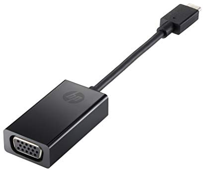 HP 4SH06AA adaptador de cable USB-C VGA Negro - Adaptador para cable (USB-C, VGA, Male connector / Female connector, Negro)