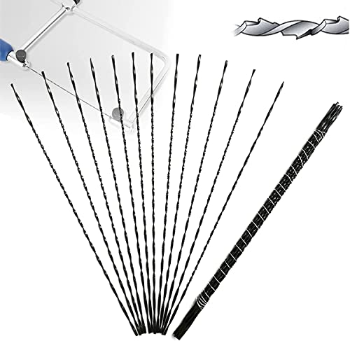 12 lame per sega a scorrimento con denti a spirale, per taglio di legno, metallo e plastica, adatte per la maggior parte delle seghe di marca Bosch, Dewalt, Makita, ecc. (n. 5)