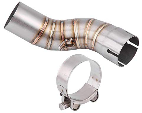 Nikou Sistema de escape completo de la motocicleta tubo medio de escape Enlace de tubo medio para Kawasaki Z900 2017-2018