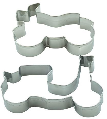 BekkiB 2er Set Motorroller Motorrad Ausstecher Ausstechform Keksausstecher Motorroller