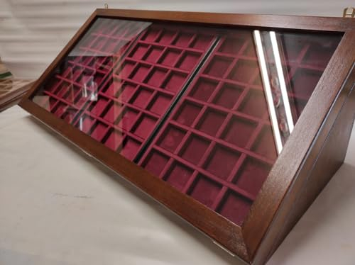 Sammlervitrine aus Holz für Messe, Numismatische Konvektion