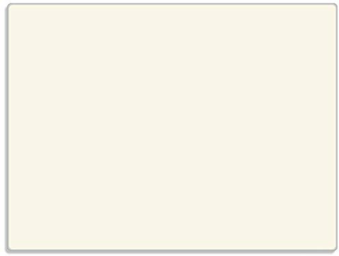Wallario Glasunterlage/Schneidebrett aus Glas, Beige, Größe 30 x 40 cm, Kratzfest, aus Sicherheitsglas
