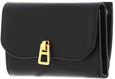 Coccinelle Leder Geldbörse Magie Smooth Flap Wallet Noir schwarz