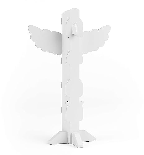 FOLDZILLA XXL Wurfspiel Totem aus Pappe für Kinder 1,77m hoch - Geschicklichkeitsspiel Bewegungsspiel Totempfahl