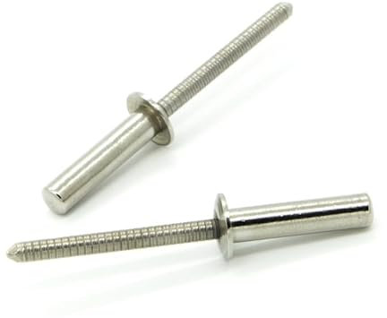 IERO - Rivetti CHIUSI a TENUTA STAGNA IERO Inox A2/Inox A2 Testa Tonda 3.2x8.0mm ISO16585 - Box da 1000 pezzi