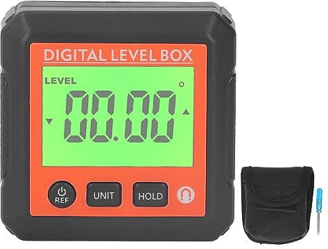 Digitale Würfel-Wasserwaage, Digitaler Winkelmesser, Mini-Wasserwaage - Magnetisch, Tragbar, Neigungsmesser für Holzbearbeitung