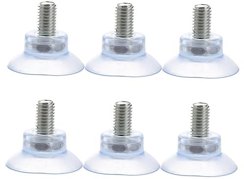 PRETYZOOM 6St Hakenaufhänger Saughaken Saugen Möbeltisch Saugnapf Saugnäpfe mit PVC Anti-Kollisions-Saugnapf Saugnapf aus Glas Antikollisions anschließen Schiefer