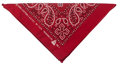 fashionchimp Bandana aus 100% Baumwolle, Premium-Qualität, Nicki-Halstuch für Damen und Herren, 50x50cm