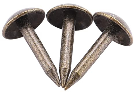 Upholstery Tacks for Furniture, Upholstery Nails Heavy Duty Furniture Nails Upholstery Tacks Decorative Nails for Wood and Upholstered Furniture for Sofa, Door, Handicraft, Home