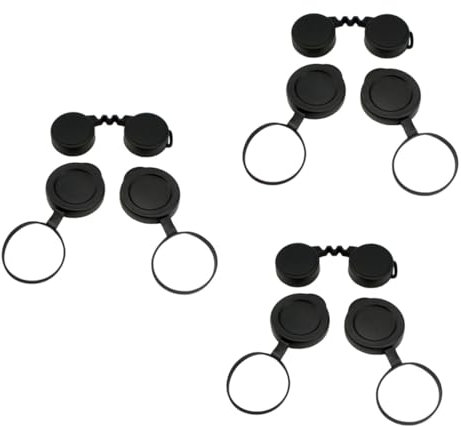 MERRYHAPY 3 Sets Binocular Lens Guard Leash Quick Fit Remove Protects against Scratches Drops Compact Size
