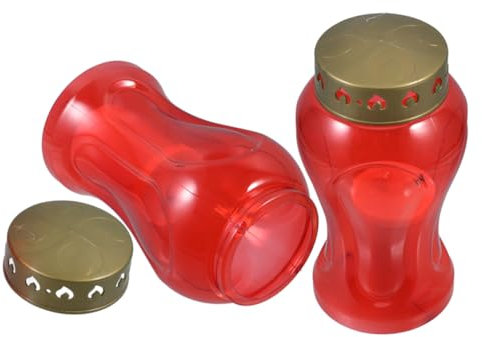 MOBUTOFU 2piezas Candelabro Cementerio Recordatorio Decorativo Lámpara Jardín Exterior