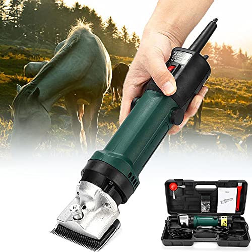 ZJFHEYUO Tondeuse pour Chevaux, Tondeuse pour Chevaux, Tondeuse pour Chevaux, 690 W et 6 Modes réglables, Tondeuse à Cheveux, tondeuses électriques pour Chevaux, Accessoires pour