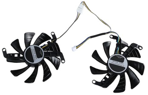 Ksikdeg 87mm 12V 4Pin Graphics Card Cooling Fan for RTX2060 2070 SUPER Coolers VGA Fan as Fan Replacement