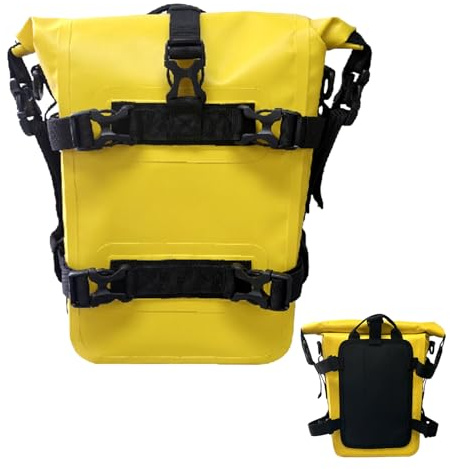 Sac de rangement pour vélo - Imperméable - Multifonctionnel - Grande capacité - Accessoires de cyclisme - Anti-rayures - Pour vêtements, gadgets, 19 x 9 x 30 cm