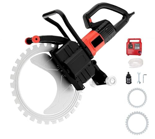 Concrete Saw Upgraded Toroidal Concrete Cutter Saw Concrete Wall Groove Saw Electric Brushless Circular Saw for Granite Porcelain Wood