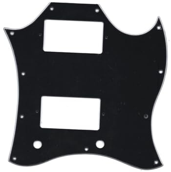 Pickguard und Tremoloabdeckung Set Schlagbrett Für E-Gitarre SG(3)
