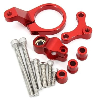 EQJSHL Kit di Montaggio per Staffa di Supporto Ammortizzatore Sterzo Stabilizzatore per Moto per H&Onda CBR650R CBR 650r 2019 2020 Barre stabilizzatrici(Colore 7)