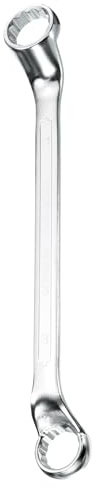 QUARKZMAN Extra langer Ringschlüssel mit abgewinkeltem Ende, 30 x 32 mm, metrisch, 12-kant, 75 Grad abgewinkelt, doppelter Ratschenschlüssel, poliertes CR-V-Material, Werkzeug