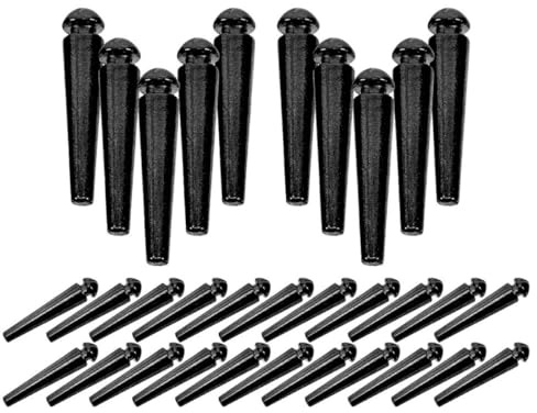 Parliky 50pcs Metal Cribbage Board Pegs Black Game Accessories for Traditional Peg Boards Family Travel and Party Use