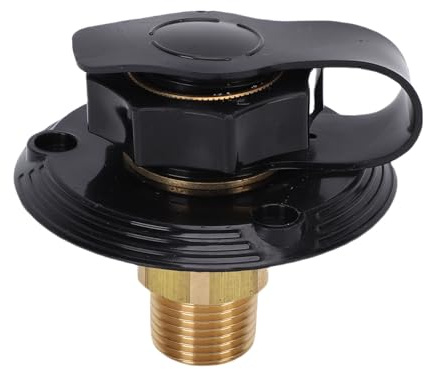 Jeffergarden Ingresso Acqua per con Valvola di Ritegno, Connettore per Tubo Flessibile Flangiato per Acqua di Città in Ottone ABS 3 Pollici Diametro Esterno 1 2 Pollici Maschio 3 4 Femmina, per