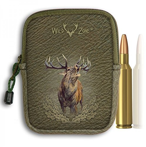 Patronenetui 10 Kugeln mit Wildmotiv, WZ