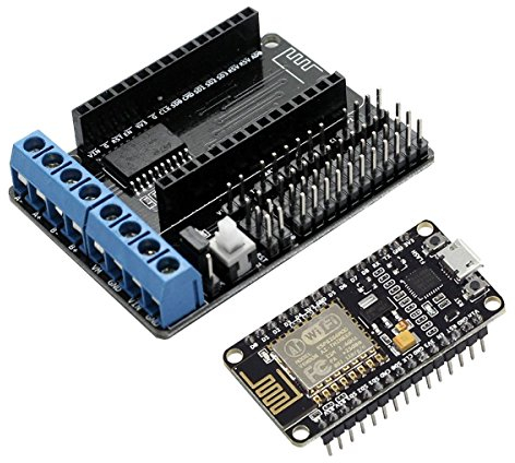 DollaTek NodeMcu Lua ESP8266 ESP-12E CP2102 Scheda di Sviluppo e L293D Modulo di schermatura Scheda di espansione azionamento Motore WiFi per Arduino