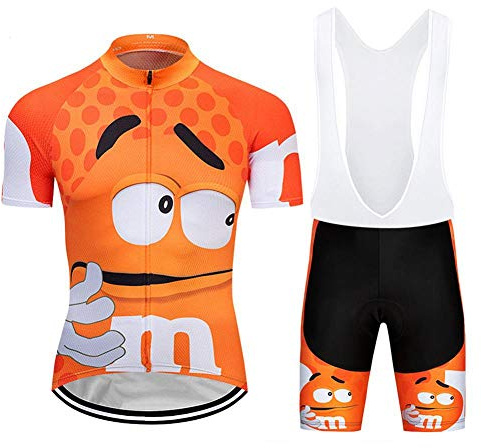 Radtrikot Set Herren Kleidung Radfahren Outfit Radtrikot Herren Kurzarm MTB Jersey + 9D Gel Hosen Herren Sommer Radfahren Kleidung Atmungsaktiv Schnell trocknend