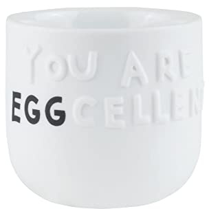 Räder Eierbecher You Are EGGcellent | weißes Porzellan