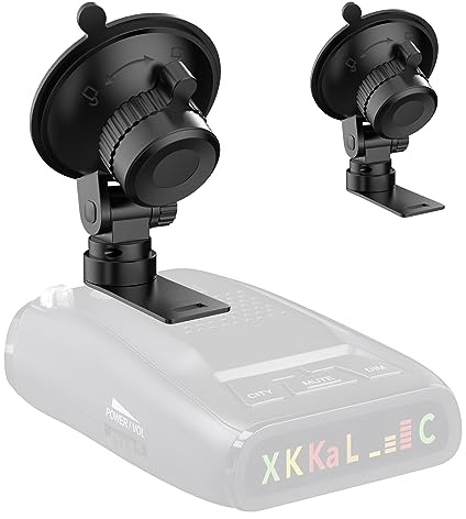 Soporte de detector de radar, soporte de ventosa para parabrisas de coche y salpicadero, adecuado para detector de radar UNIDEN R1 R2 R3 R4 R7 DFR3 DFR6 DFR7 DFR8 DFR9 (solo aplicable a modelos Uniden