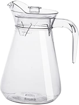DOITOOL 1.5l Acrylic Water Pitcher Pc Cold Water Kettle Beverage Jug Spout Suitable for Household and Outdoor Use