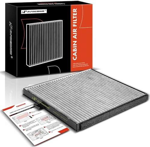 A-Premium Behind Glove Box Cabin Air Filter w/Activated Carbon Compatible with Honda Pilot 2003-2008, Odyssey 1999-2004 & MDX 2001-2006, 3.5L, Replace# WCAF1770, DW45459
