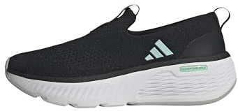 adidas Kvinnor CLOUDFOAM GO LOUNGER SHOES, core black/semi flash aqua/Cloud white, 39 1/3 EU