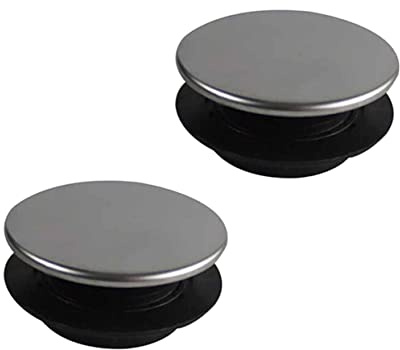 Garneck Blank Plug Sink 45mm Blanking Metal Plug - Sink Tap Hole Stopper - Blanking Plate for Kitchen Washroom Sink Plug Chrome Sink Tap Hole Blank