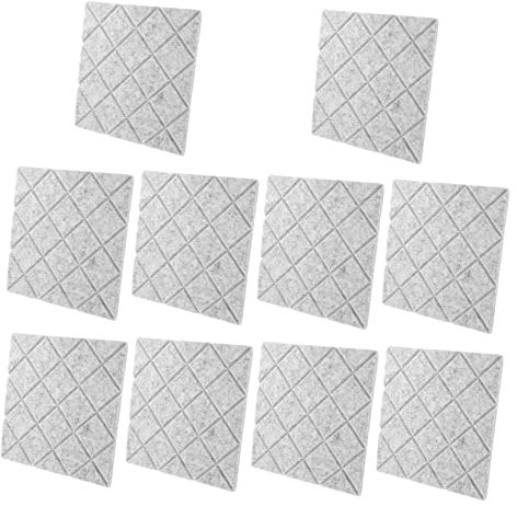 ibasenice 10pièces Panneaux Acoustiques Fibres De Forme De Absorption Sonore Et Isolation Phonique Pour Et Plafonds Autocollants