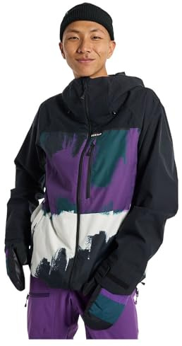 Burton - Lodgepole True Black/Forest Chalk Herren-Skijacke – Schwarz
