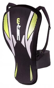 QLS Protector de espalda para moto, esquí, snowboard, para hombre y mujer, talla S/M (S)