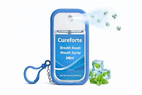 Cureforte Breath Reset Mouth Spray – OTC Oral Antiseptic, Relieves Dry Mouth – CPC + Glycerin Formula, Alcohol-Free, Sugar-Free – 1.18 Fl Oz (35mL)