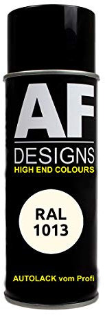 Alex Flittner Designs RAL Lackspray Autolack Sprühdose Spraydose RAL1013 PERLWEISS matt