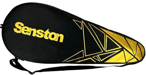 Senston Tennisschläger Tennistasche Mit Verstellbarem Schultergurt | Verstellbarer Schultergurt, Leicht Tragen, Reißverschluss Design, aufgeräumtes großzügiges Design