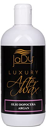 JaDy - Olio Dopo Cera Depilatoria | Rimozione Residui | Idratazione Argan | Adatto a Pelle Sensibile | Uso Versatile | Fragranza Argan, 500 ml Confezione da 1