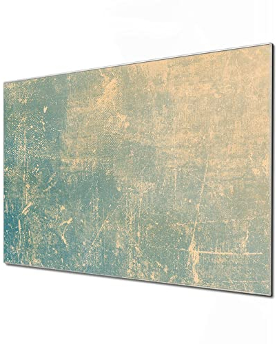 Banjado Glas Magnettafel 120x80cm - Magnetwand und Memoboard für Küche, Büro, Kinderzimmer - Magnetpinnwand inkl. 4 Magnete & Montageset - Patina Grün